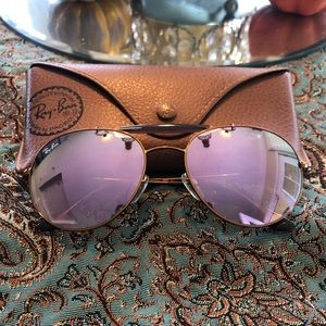 Ray-Ban Sunglasses RB3540 Double Bridge Lilac